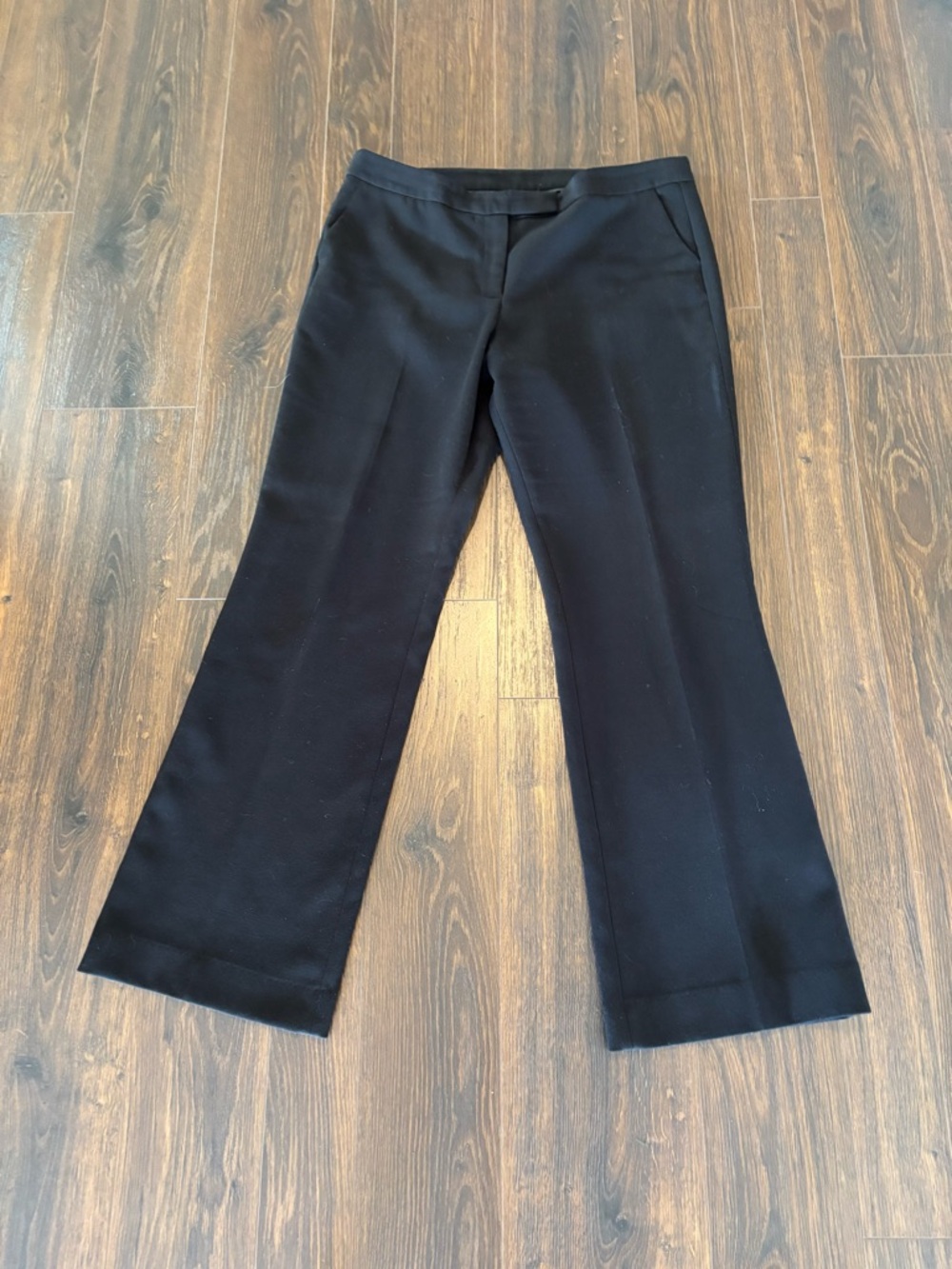 Anne Klein Black Boot-Cut Dress Pants